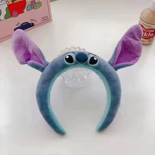 Cute Kawaii Stitch Toy Hairband Hair Accessories Headband Stitch Adult and Kids Gift Ears Headband Cosplay